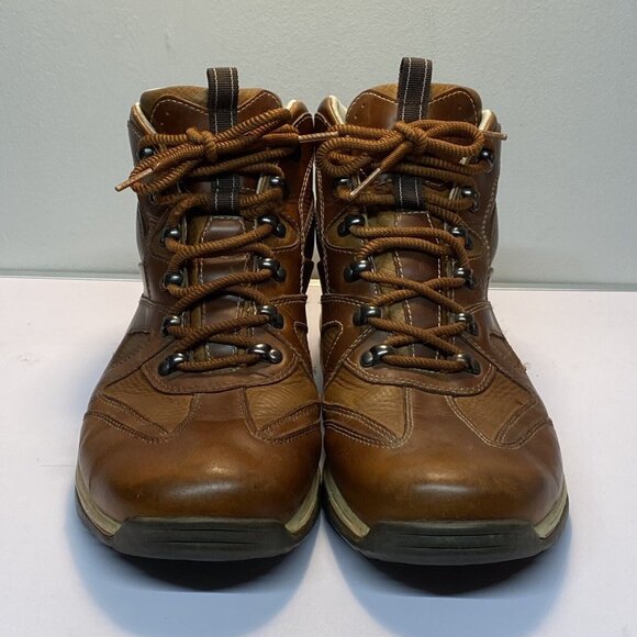 Rockport Mens Size 12 Boots Brown Leather Waterproof Hydro Shield Ankle EU 46.5 - Picture 3 of 12